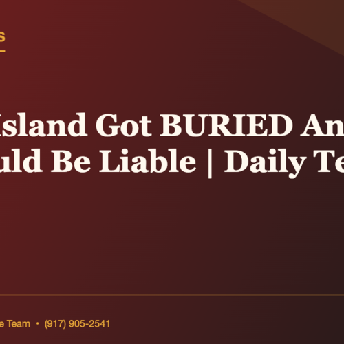 Staten Island Got BURIED And Now You Could Be Liable | Daily Tesla News