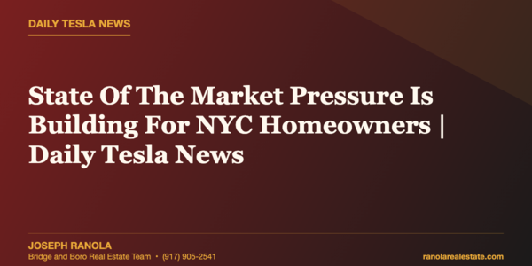 State Of The Market Pressure Is Building For &hellip;