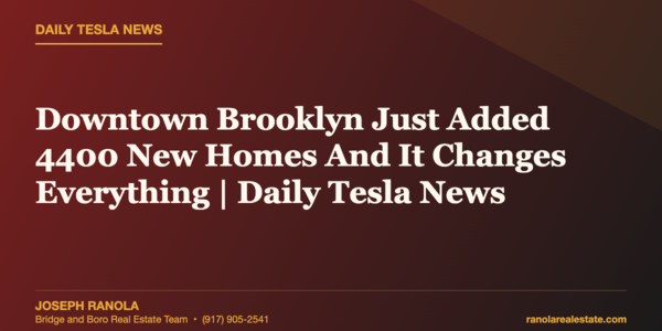 Downtown Brooklyn Just Added 4400 New Homes And &hellip;