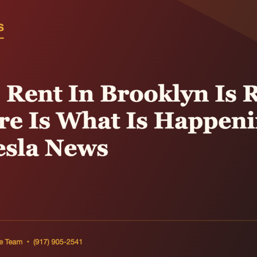 $25000 Rent In Brooklyn Is Real And Here Is What Is Happening | Daily Tesla News