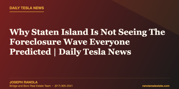 Why Staten Island Is Not Seeing The Foreclosure &hellip;