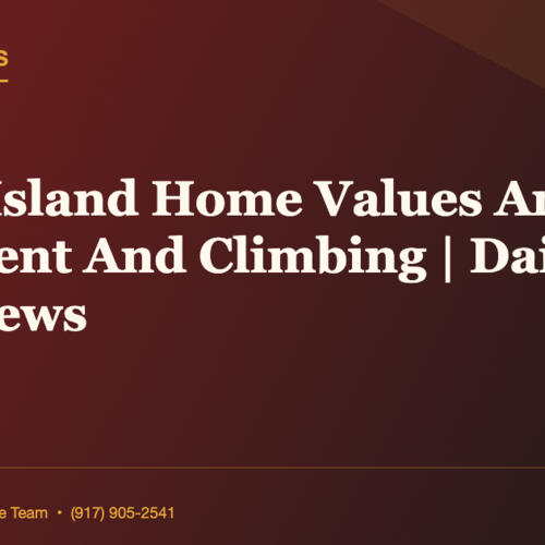 Staten Island Home Values Are Up 10 Percent And Climbing | Daily Tesla News
