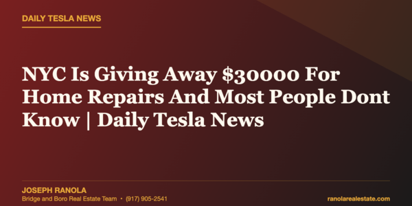 NYC Is Giving Away $30000 For Home Repairs &hellip;
