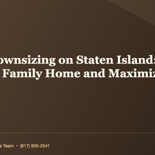 How Do I Downsize My Home as a Senior in Staten Island?