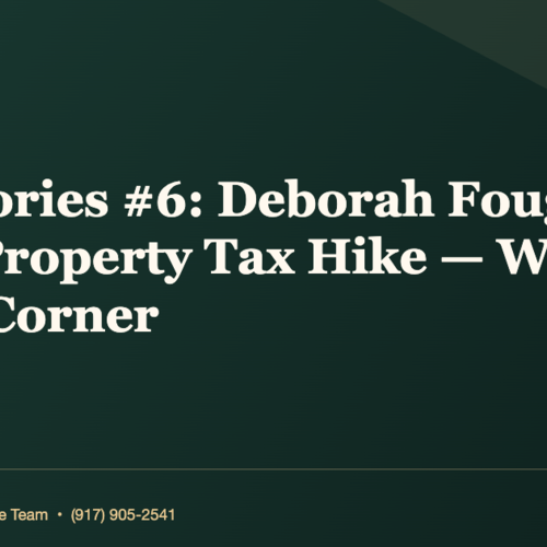 Sold Stories #6: Deborah Fought NYC's Property Tax Hike — With Joe in Her Corner