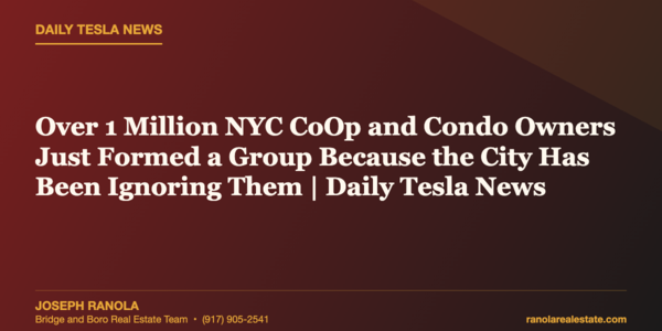 Over 1 Million NYC CoOp and Condo Owners &hellip;