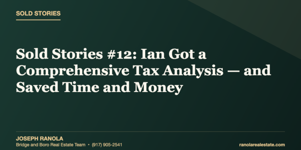 Sold Stories #12: Ian Got a Comprehensive Tax &hellip;