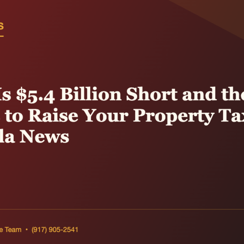 The City Is $5.4 Billion Short and the First Plan Was to Raise Your Property Taxes | Daily Tesla News