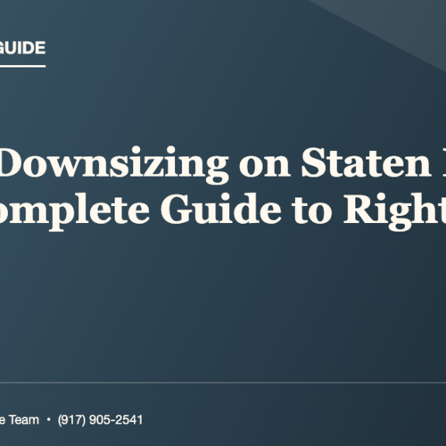 How Do I Downsize My Home as a Senior in Staten Island?