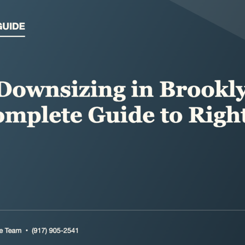 How Do I Downsize My Home as a Senior in Brooklyn?