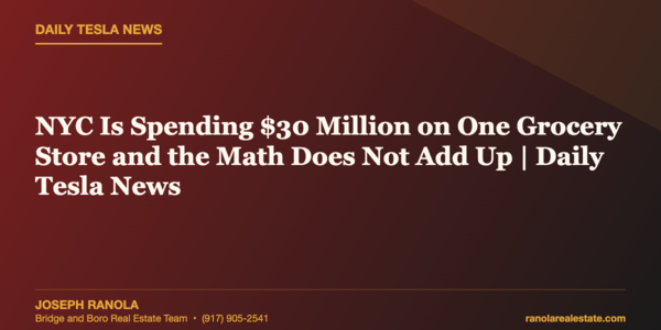 NYC Is Spending $30 Million on One Grocery &hellip;
