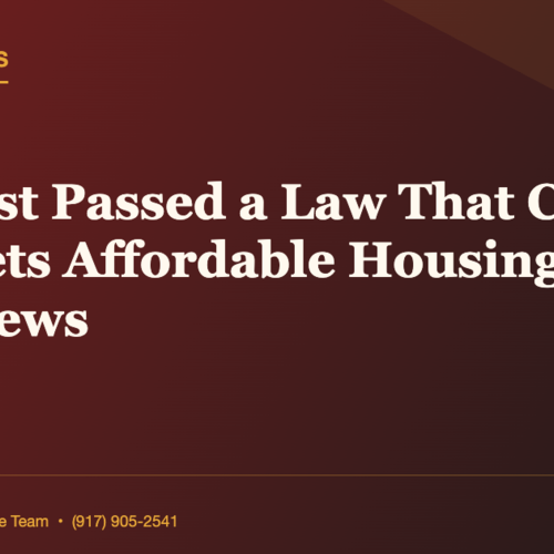 NYC Just Passed a Law That Changes Who Gets Affordable Housing | Daily Tesla News