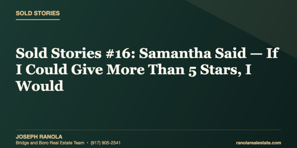 Sold Stories #16: Samantha Said — If I &hellip;