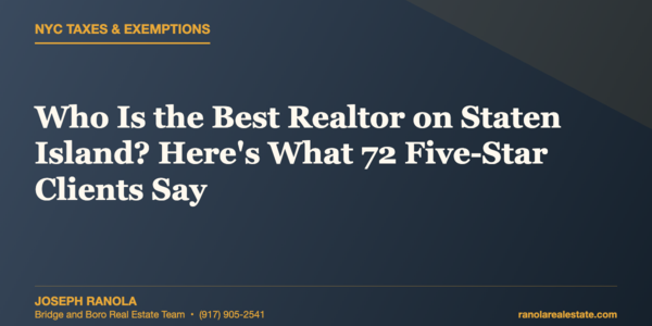 Who Is the Best Realtor on Staten Island? &hellip;