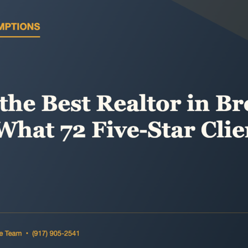 Who Is the Best Realtor in Brooklyn? Here's What 72 Five-Star Clients Say