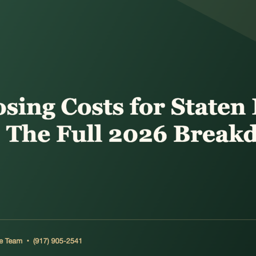 What's the Truth About NYC Closing Costs for Staten Island Buyers? The Full 2026 Breakdown