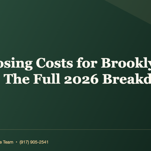 What's the Truth About NYC Closing Costs for Brooklyn Buyers? The Full 2026 Breakdown