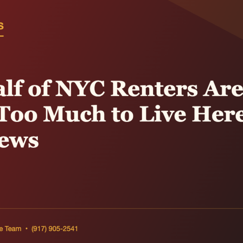 Over Half of NYC Renters Are Now Paying Too Much to Live Here | Daily Tesla News