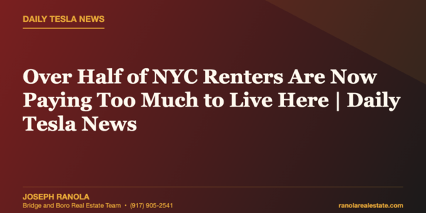 Over Half of NYC Renters Are Now Paying &hellip;