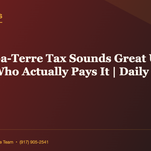 The Pied-a-Terre Tax Sounds Great Until You Look at Who Actually Pays It | Daily Tesla News