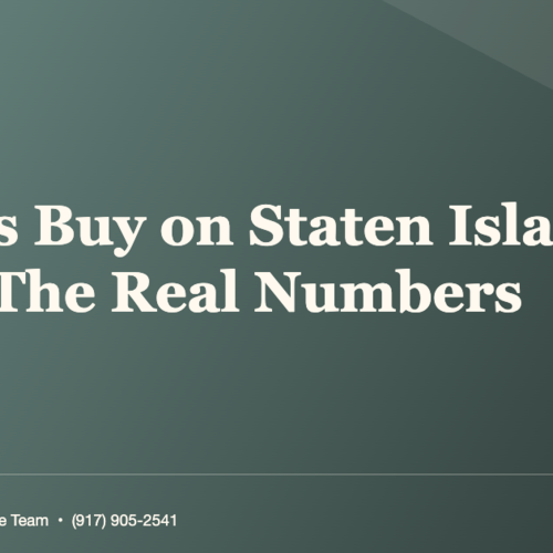 Should I Rent or Buy in Staten Island in 2026? Real Numbers