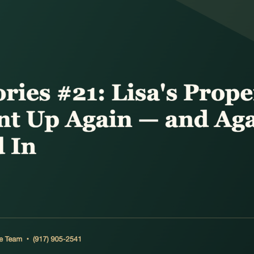 Sold Stories #21: Lisa's Property Tax Bill Went Up Again — and Again, Joe Stepped In