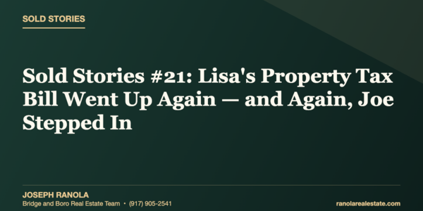 Sold Stories #21: Lisa's Property Tax Bill Went &hellip;