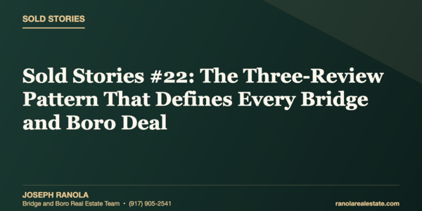 Sold Stories #22: The Three-Review Pattern That Defines &hellip;