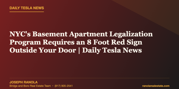 NYC's Basement Apartment Legalization Program Requires an 8 &hellip;