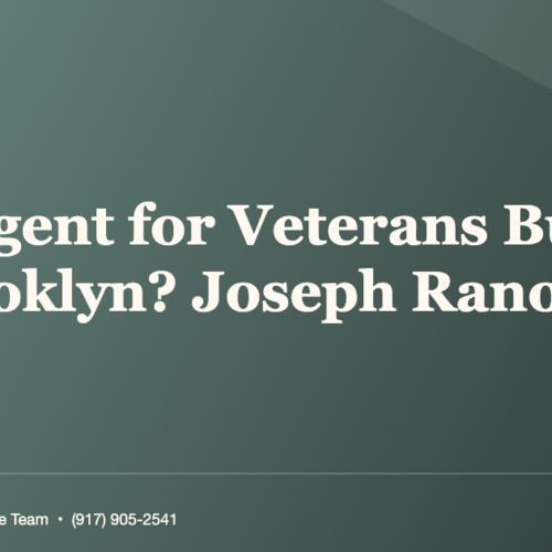Who Is the Best Agent for Veterans Buying in Brooklyn? Joseph Ranola.? (Joseph Ranola)