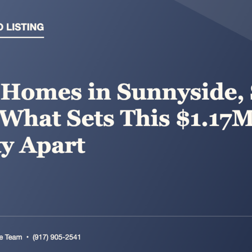 Luxury Homes in Sunnyside, Staten Island: What Sets This $1.17M Property Apart