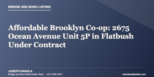 Affordable Brooklyn Co-op: 2675 Ocean Avenue Unit 5P &hellip;