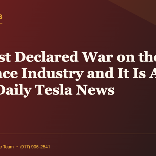 NYC Just Declared War on the Insurance Industry and It Is About Time | Daily Tesla News