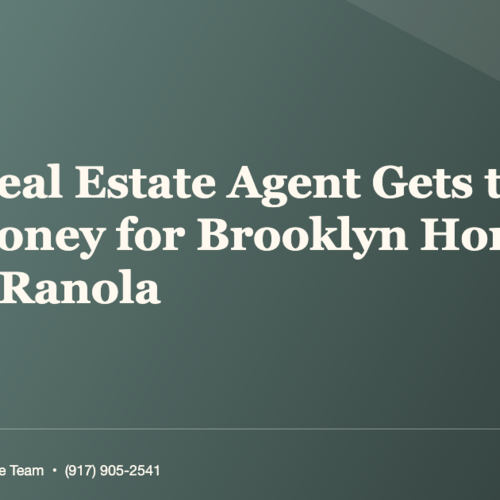 What Real Estate Agent Gets the Most Money for Brooklyn Homes? Joseph Ranola