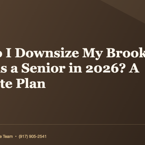 How Do I Downsize My Brooklyn Home as a Senior in 2026? A Complete Plan