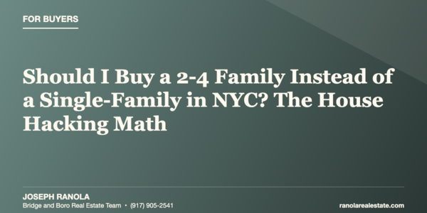 Should I Buy a 2-4 Family Instead of &hellip;