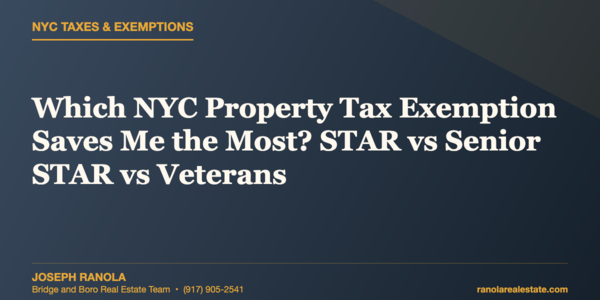 Which NYC Property Tax Exemption Saves Me the &hellip;