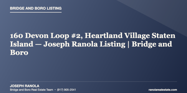 What's For Sale in Heartland Village, Staten Island &hellip;