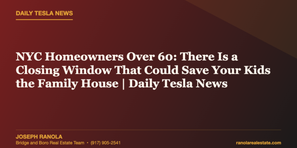 NYC Homeowners Over 60: There Is a Closing &hellip;