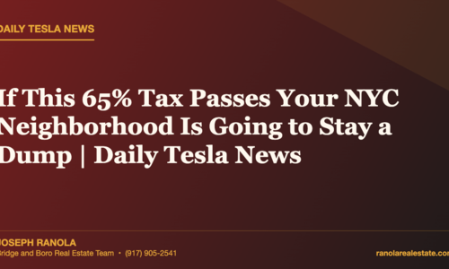 If This 65% Tax Passes Your NYC Neighborhood &hellip;
