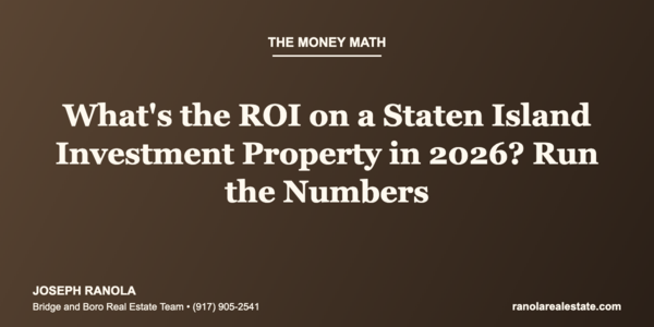 What's the ROI on a Staten Island Investment &hellip;