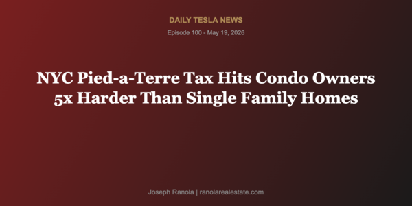 NYC's Pied-a-Terre Tax Hits Condo Owners 5x Harder &hellip;
