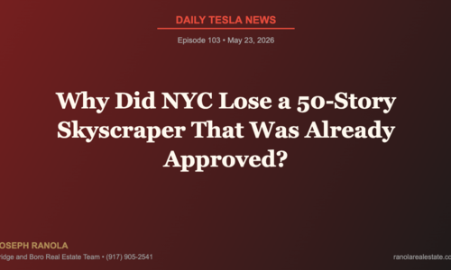 Why Did NYC Lose a 50-Story Skyscraper That …
