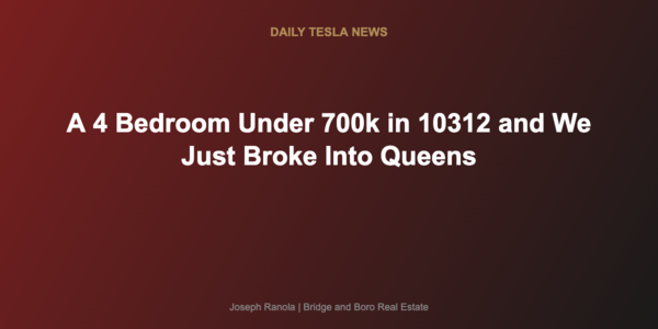 A 4 Bedroom Under 700k in 10312 and &hellip;