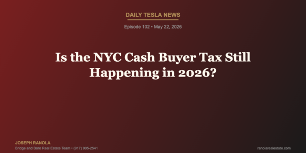 Is the NYC Cash Buyer Tax Still Happening &hellip;