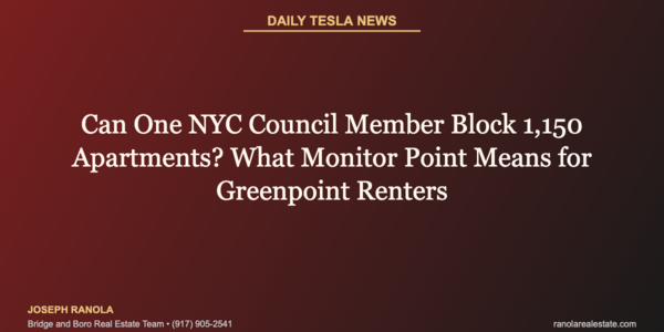 Can One NYC Council Member Block 1,150 Apartments? &hellip;