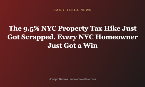 The 9.5% NYC Property Tax Hike Just Got …