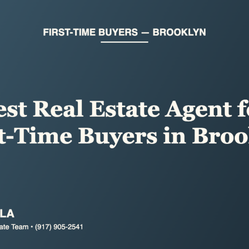 Best Real Estate Agent for First-Time Buyers in Brooklyn? Joseph Ranola — How New Buyers Win in 2026