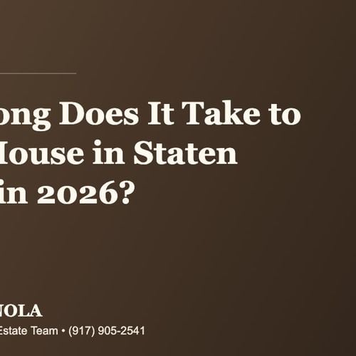 How Long Does It Take to Sell a House in Staten Island in 2026?