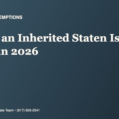 How Do I Sell an Inherited House on Staten Island in 2026?
